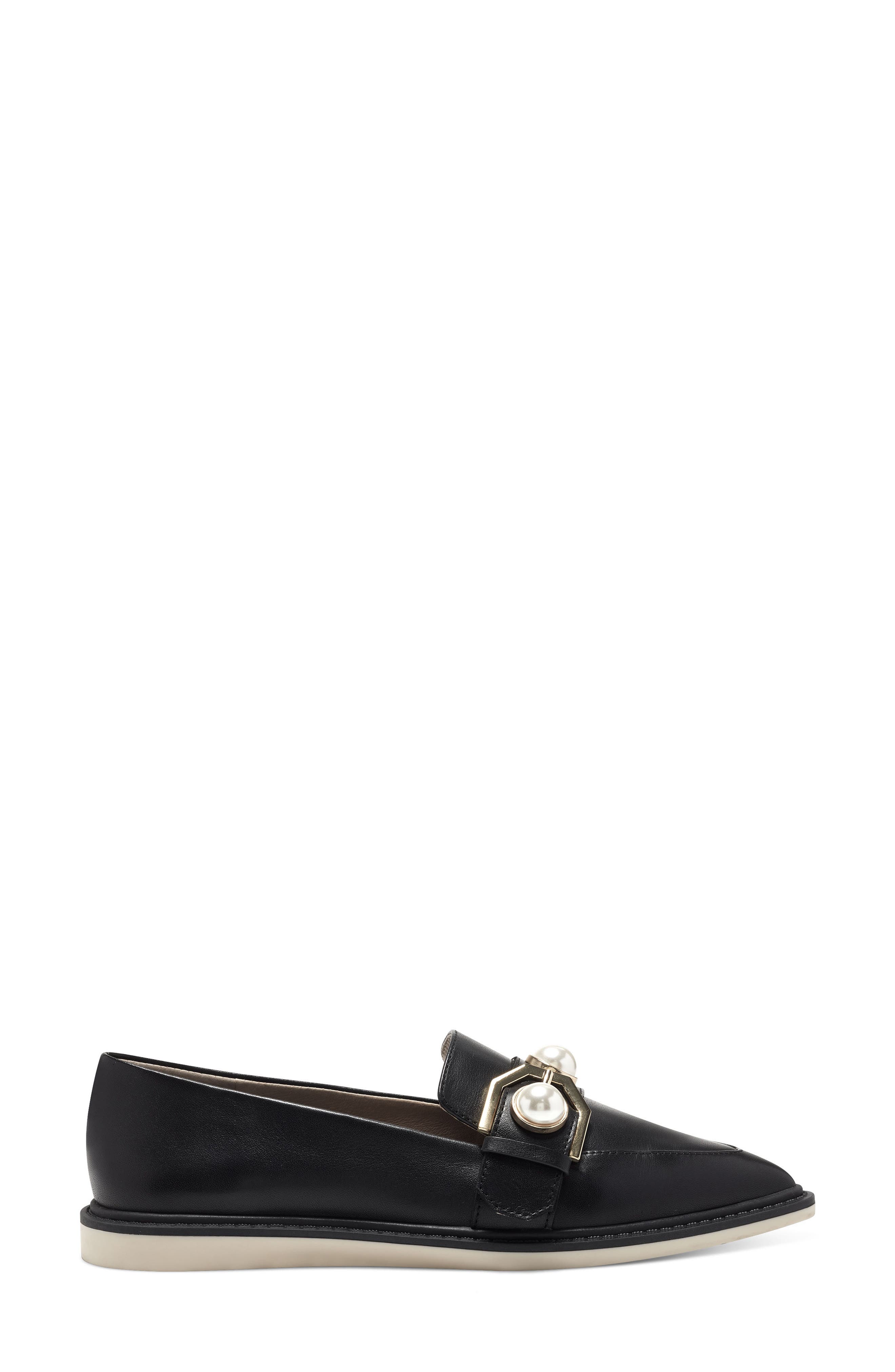 Calder Loafer, Alternate, color, BLACK LEATHER