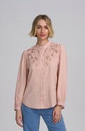 ELLE Collection Lace Yoke Shirt