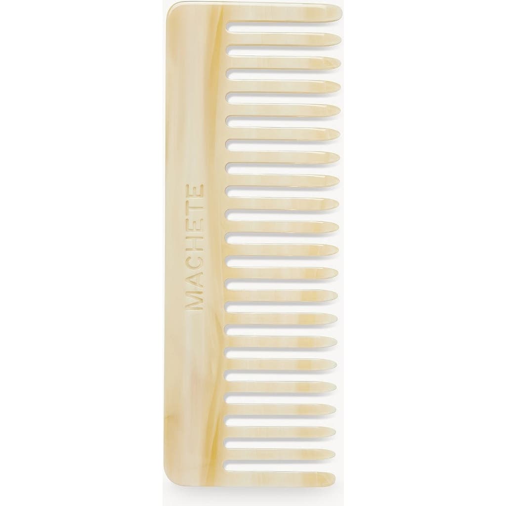 Machete No. 2 Comb Alabaster In Gold
