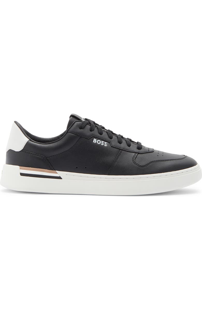 BOSS Clint Tenn Low Top Sneaker, Alternate, color, Black