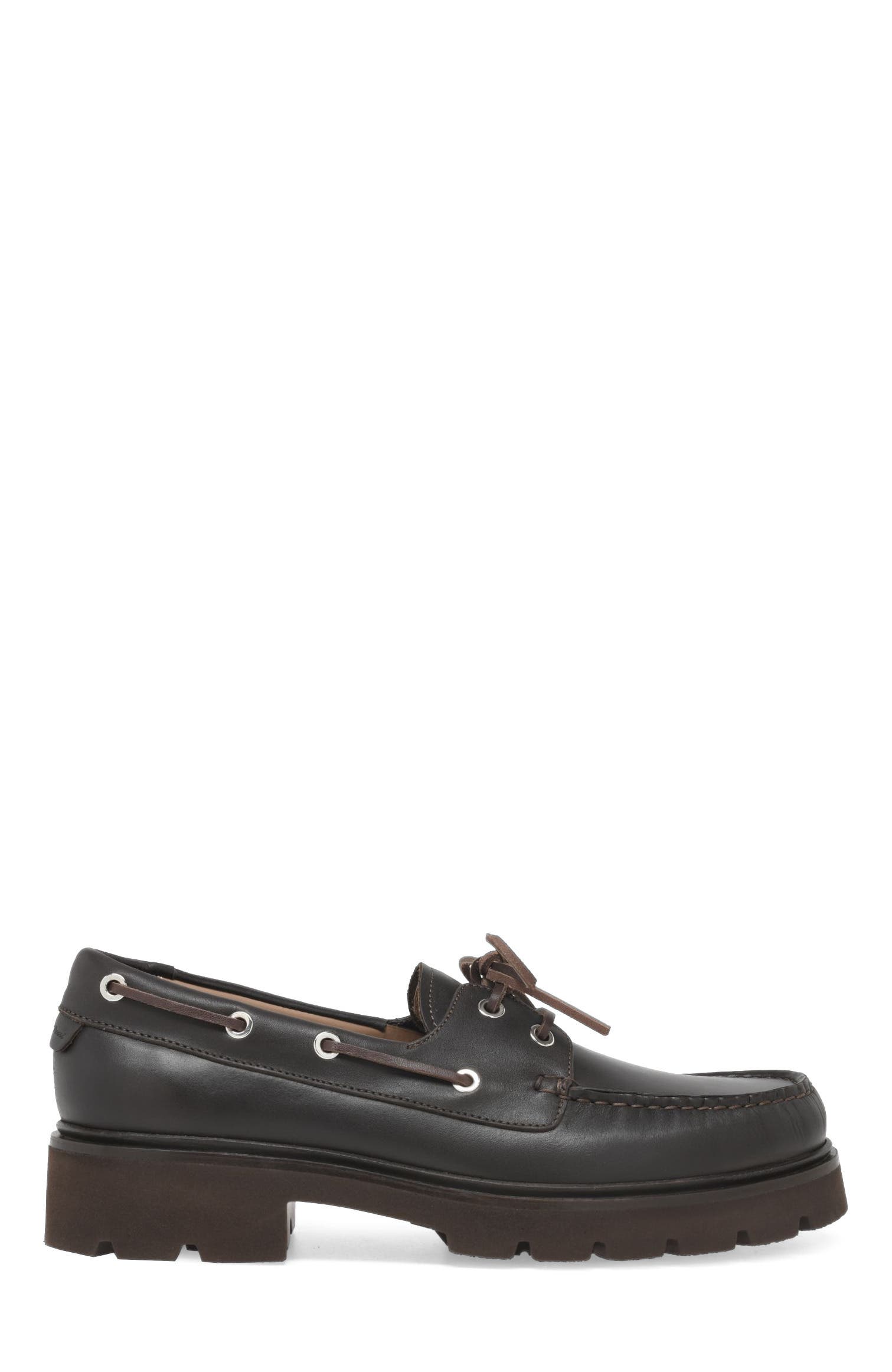 Gianvito Rossi Olonne Mocassin, Main, color, Brown Calf Leather