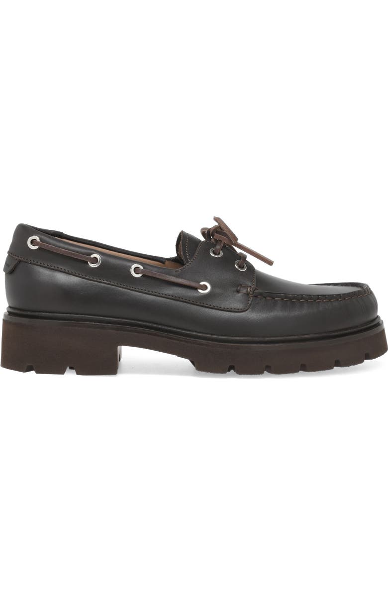 Gianvito Rossi Olonne Mocassin, Main, color, Brown Calf Leather
