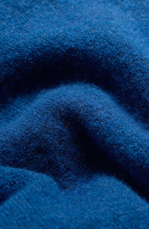 Seasalt Cornwall Cloud Chasing Turtleneck Wool Blend Sweater In Blue