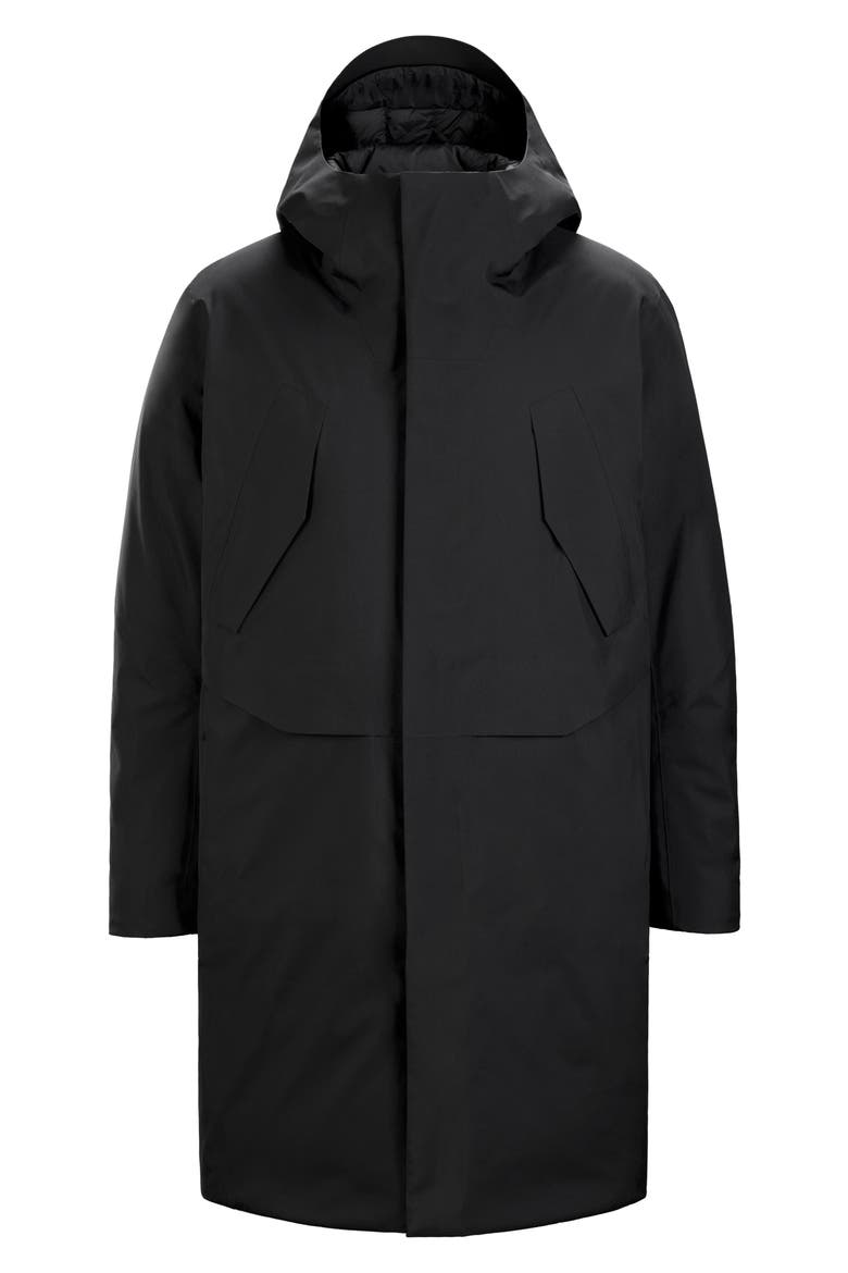 Sorin Hooded Waterproof Down Parka, Alternate, color, BLACK