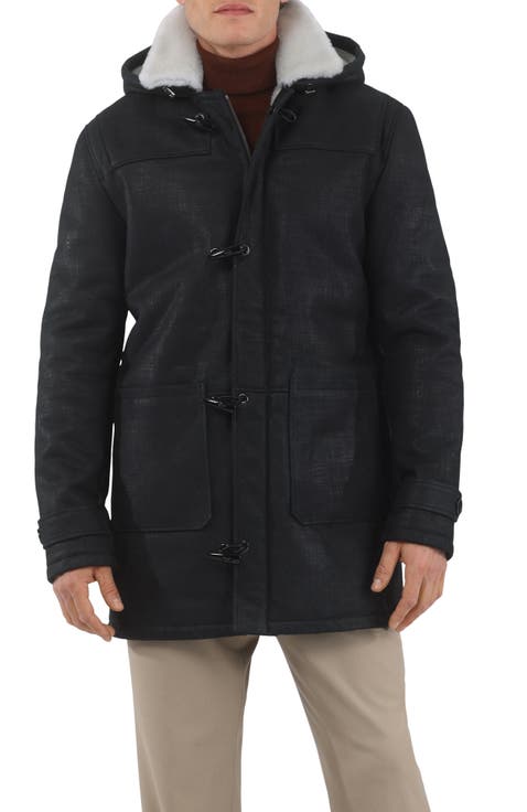 Men's Genuine Shearling Parka