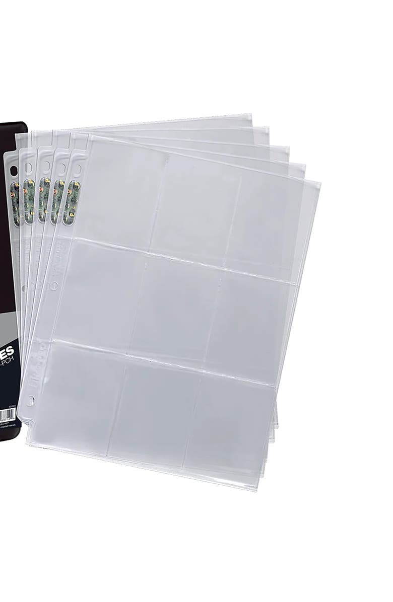 Ultra PRO Collectors Set 2" Black & Gold Foil Album & 50Ct 9Pocket, Alternate, color, 