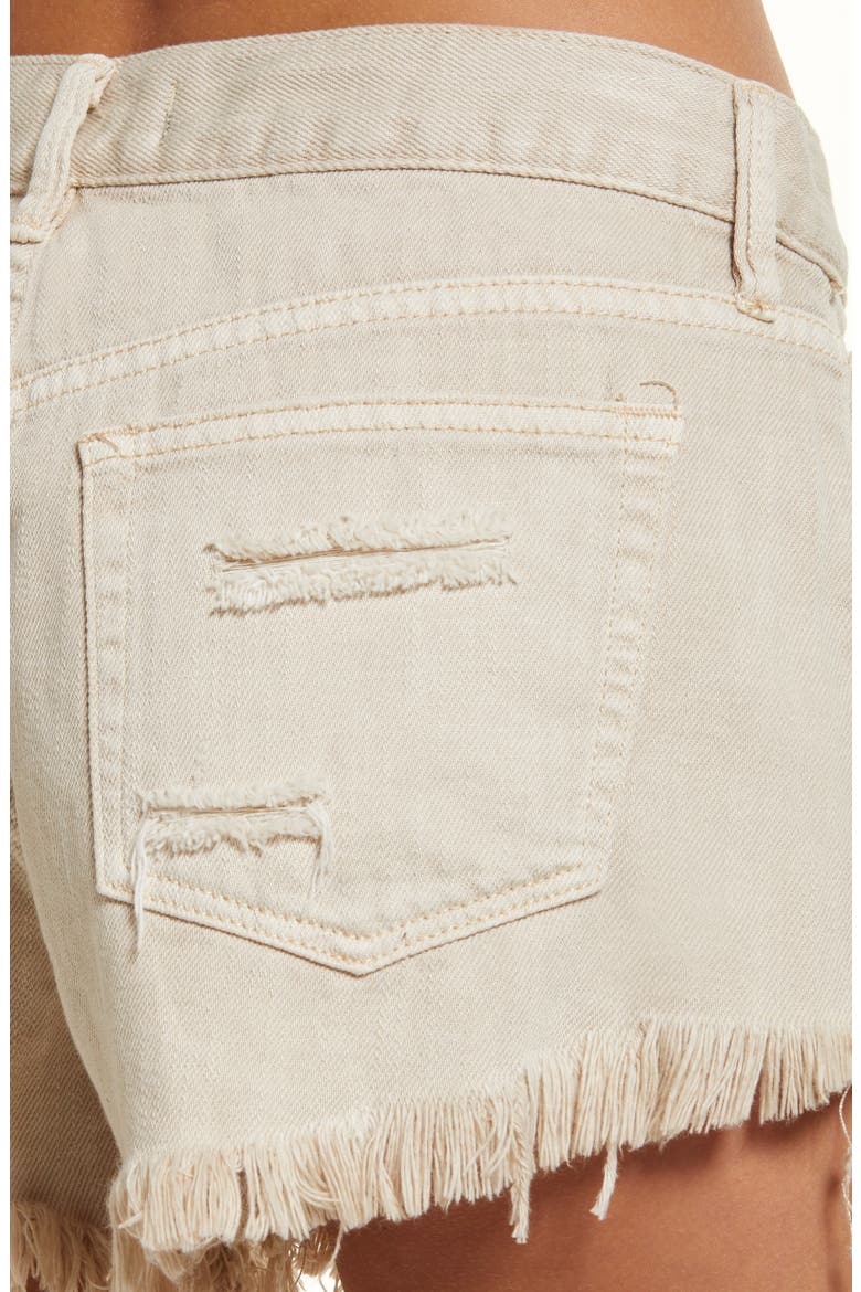 We the Free Loving Good Vibrations Cutoff Denim Shorts, Alternate, color, NEUTRAL