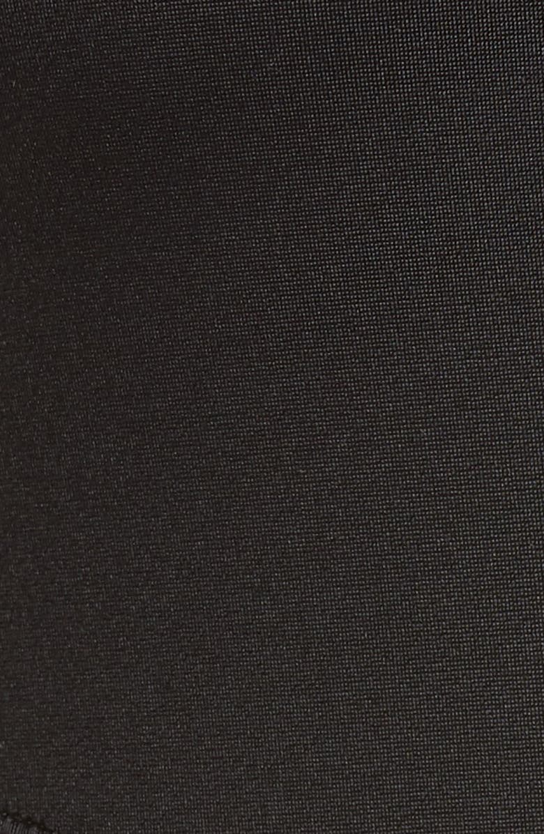 Norma Kamali Snake Mesh One-Shoulder Swimsuit, Alternate, color, 