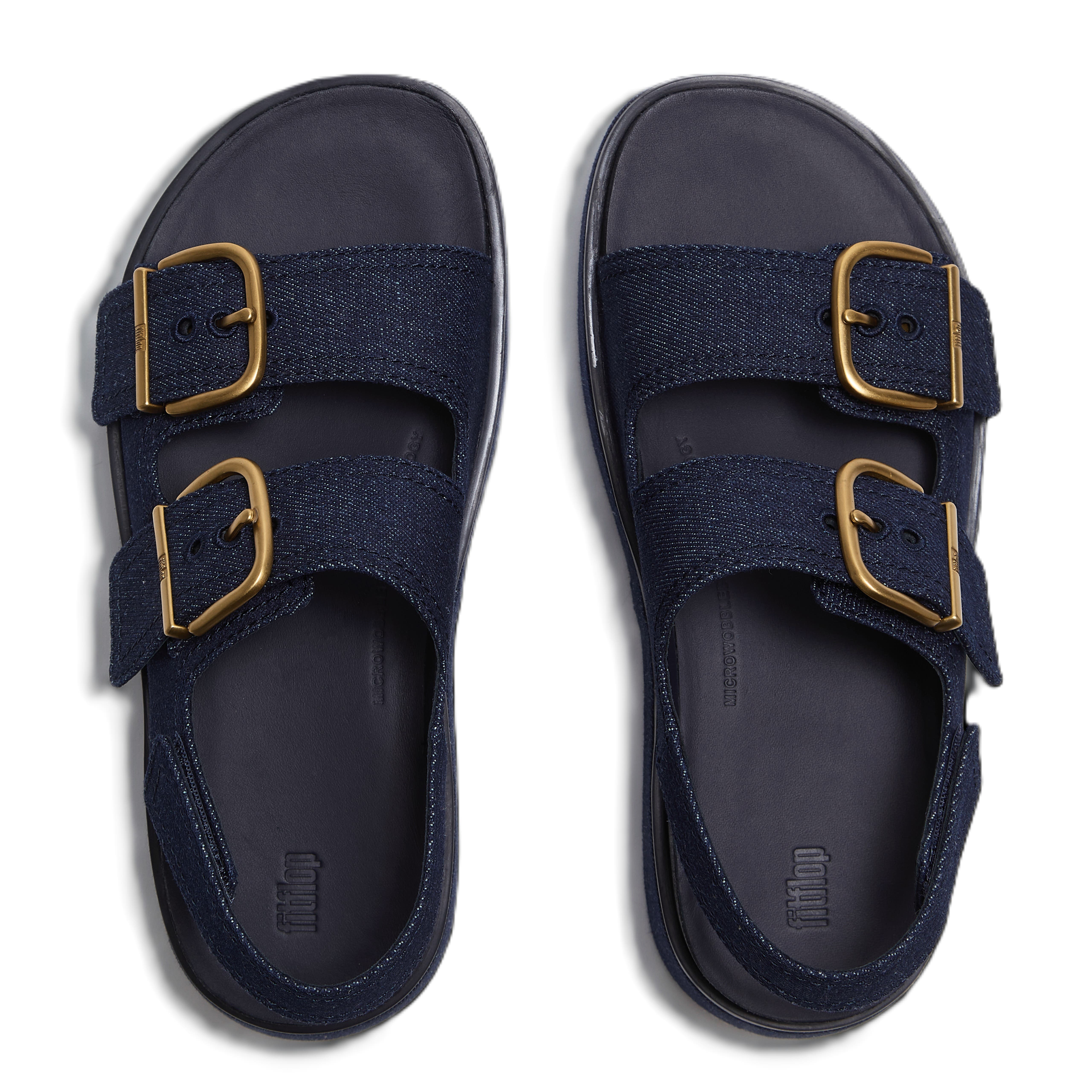 FitFlop Gen FF Max Buckle Denim, Alternate, color, Dark Denim