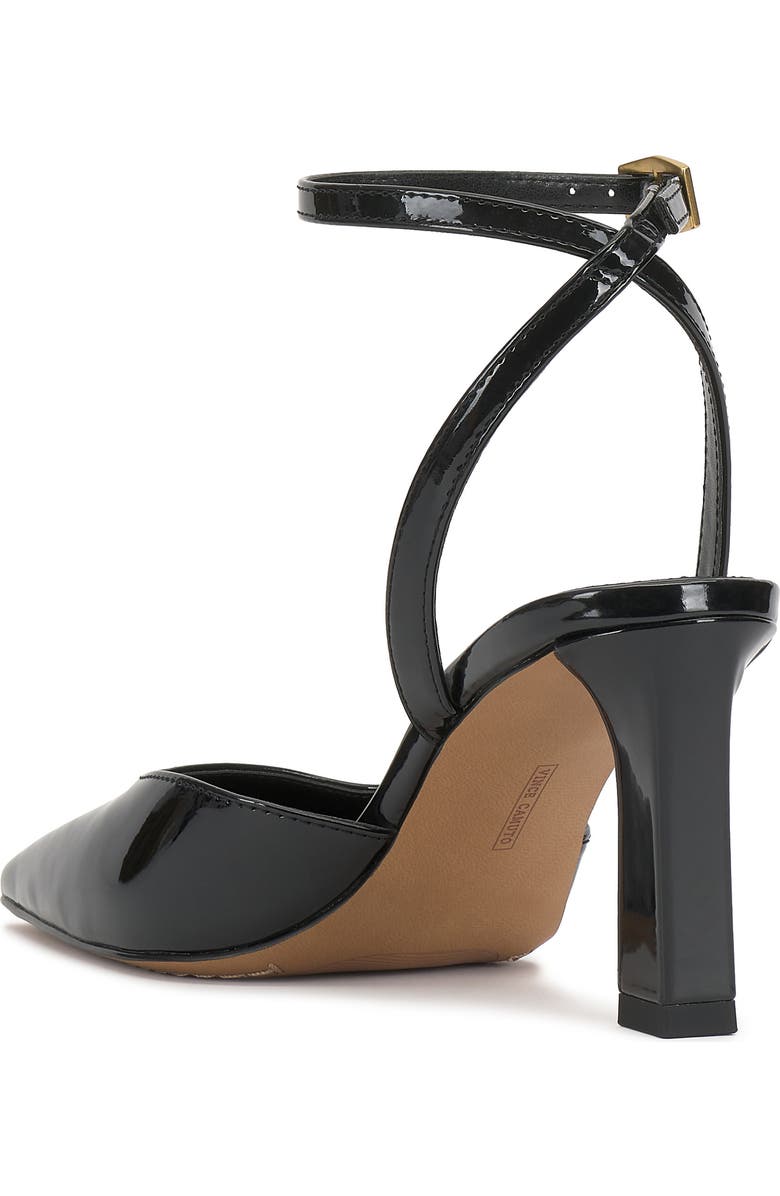 Vince Camuto Galees Ankle Strap Pump, Alternate, color, Black Patent