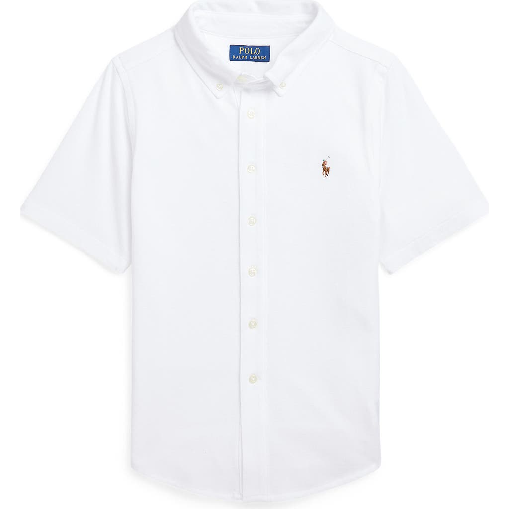 Polo Ralph Lauren Toddler & Little Boys Knit Oxford Short-sleeve Shirt