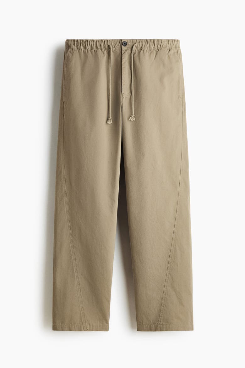 Relaxed Fit Twisted Trousers, Alternate, color, Khaki green