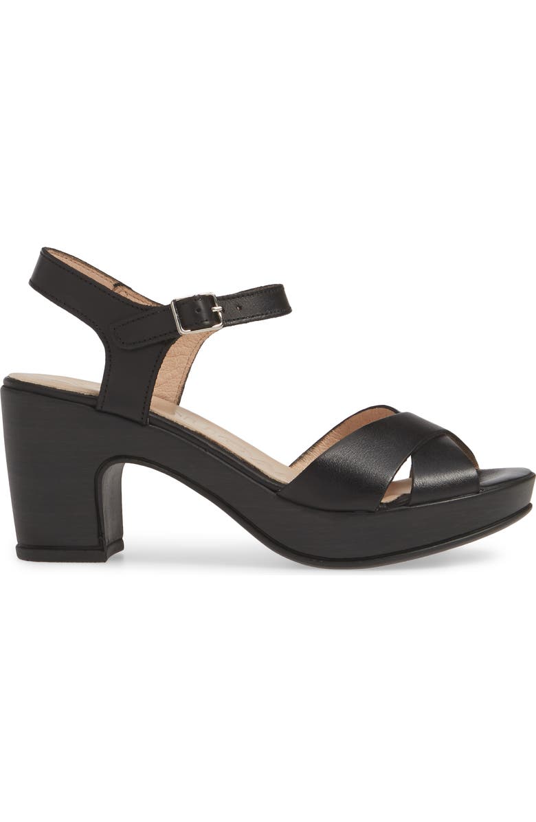 Wonders Platform Sandal, Alternate, color,