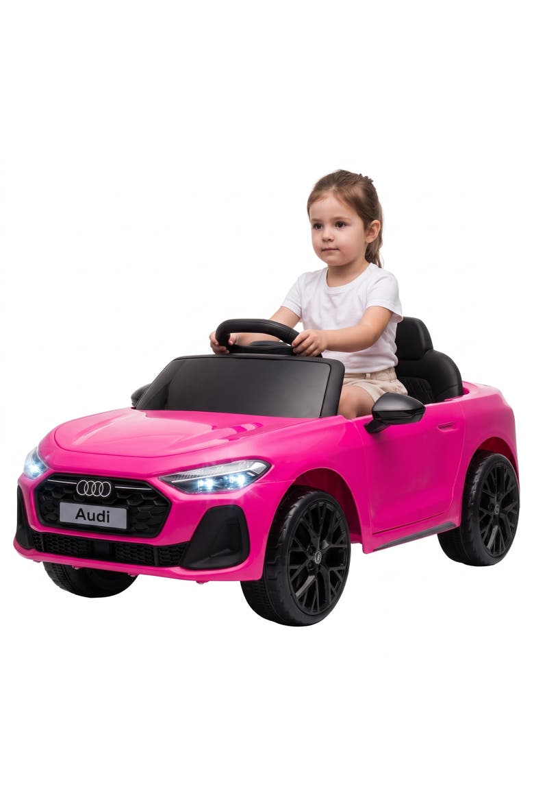 Licensed Audi A5L Electric Ride On Car, Main, color, Pink