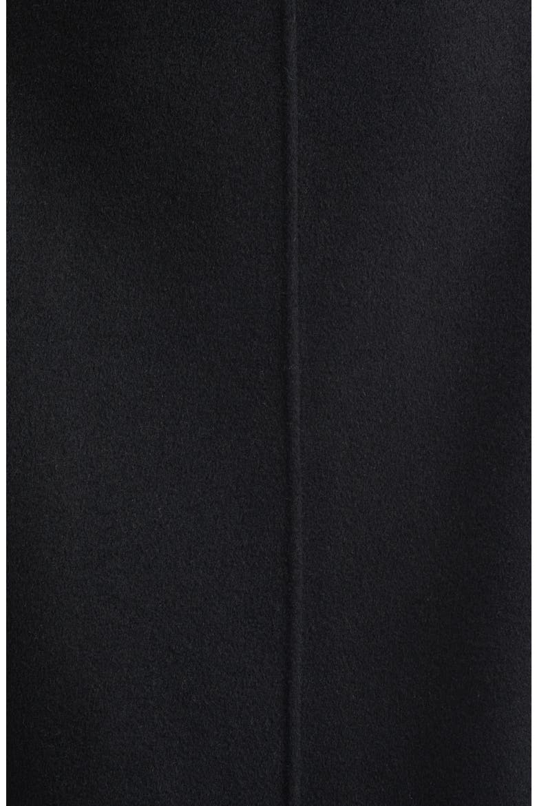 Kerry Oval Shaped Wool & Cashmere Coat, Alternate, color, BLACK