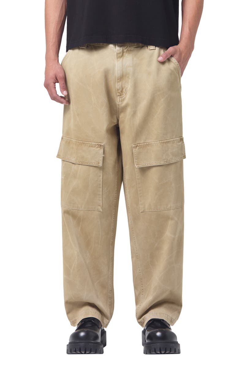 AGOLDE Casper Cargo Pants, Main, color, Jasper Twist