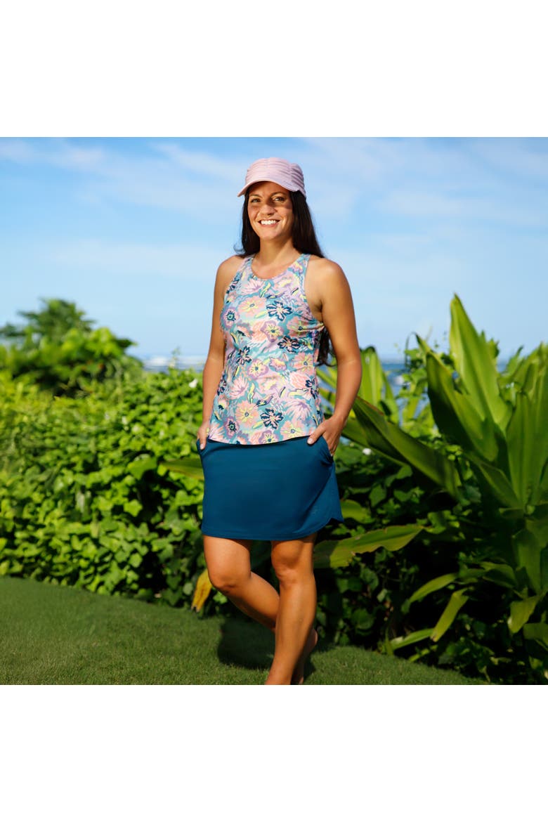 High Neck Tankini, Alternate, color, Florida Floral