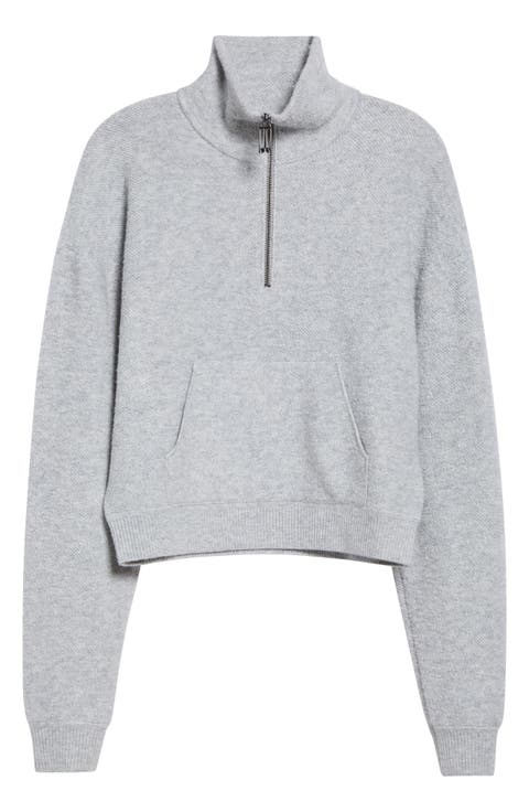 Half Zip Wool & Cashmere Sweater