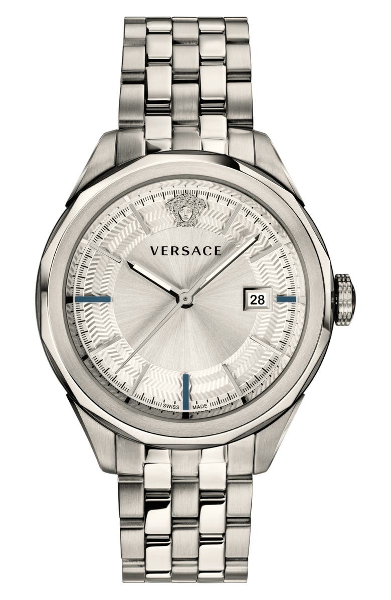 Versace Glaze Bracelet Watch, 43mm, Main, color, 