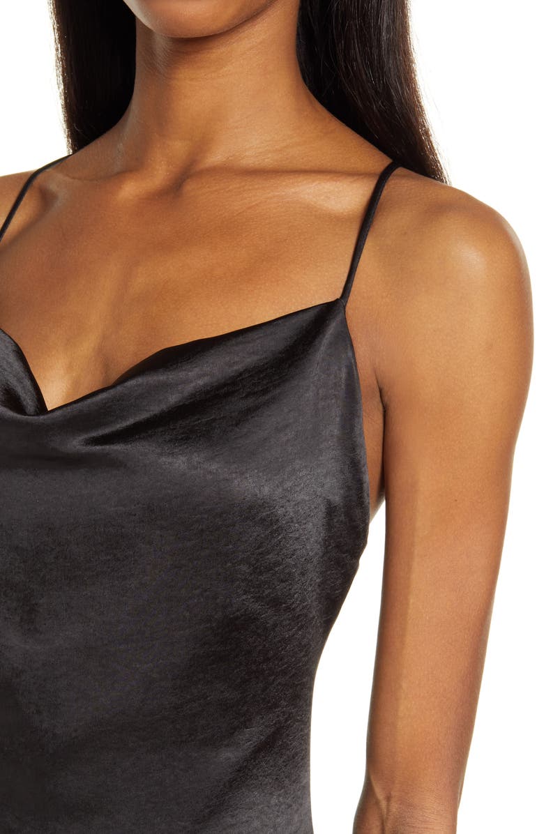 Elliatt Aisle Satin Slipdress, Alternate, color,