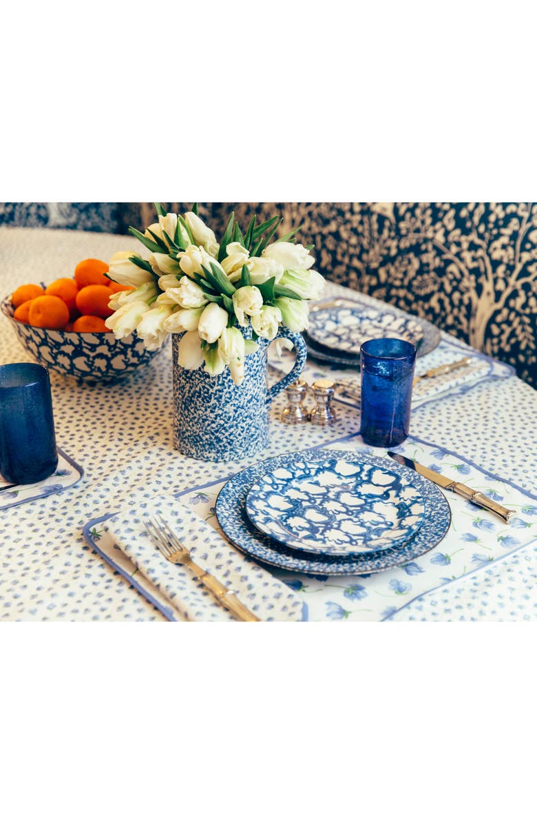 Tory Burch Spongeware Serving Bowl, Alternate, color, 