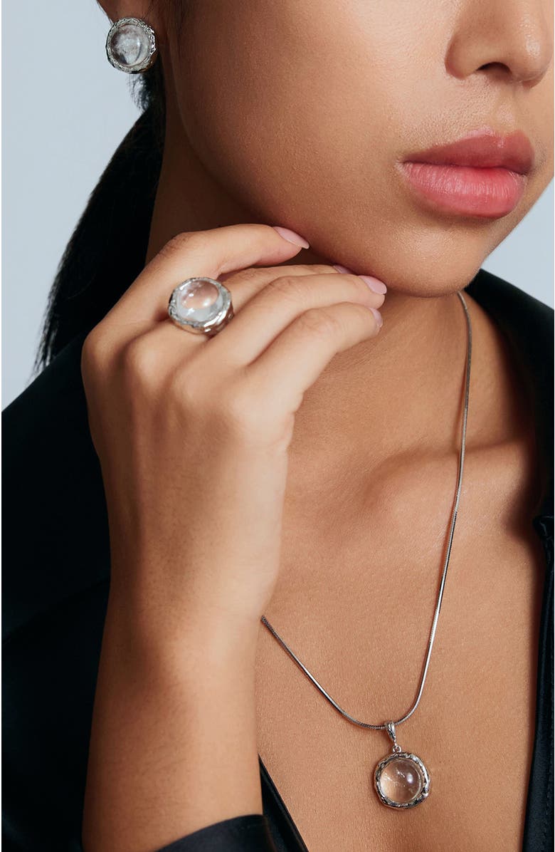 RC RETRO CHIC Whispers Ring, Alternate, color, Silver & Crystal Clear