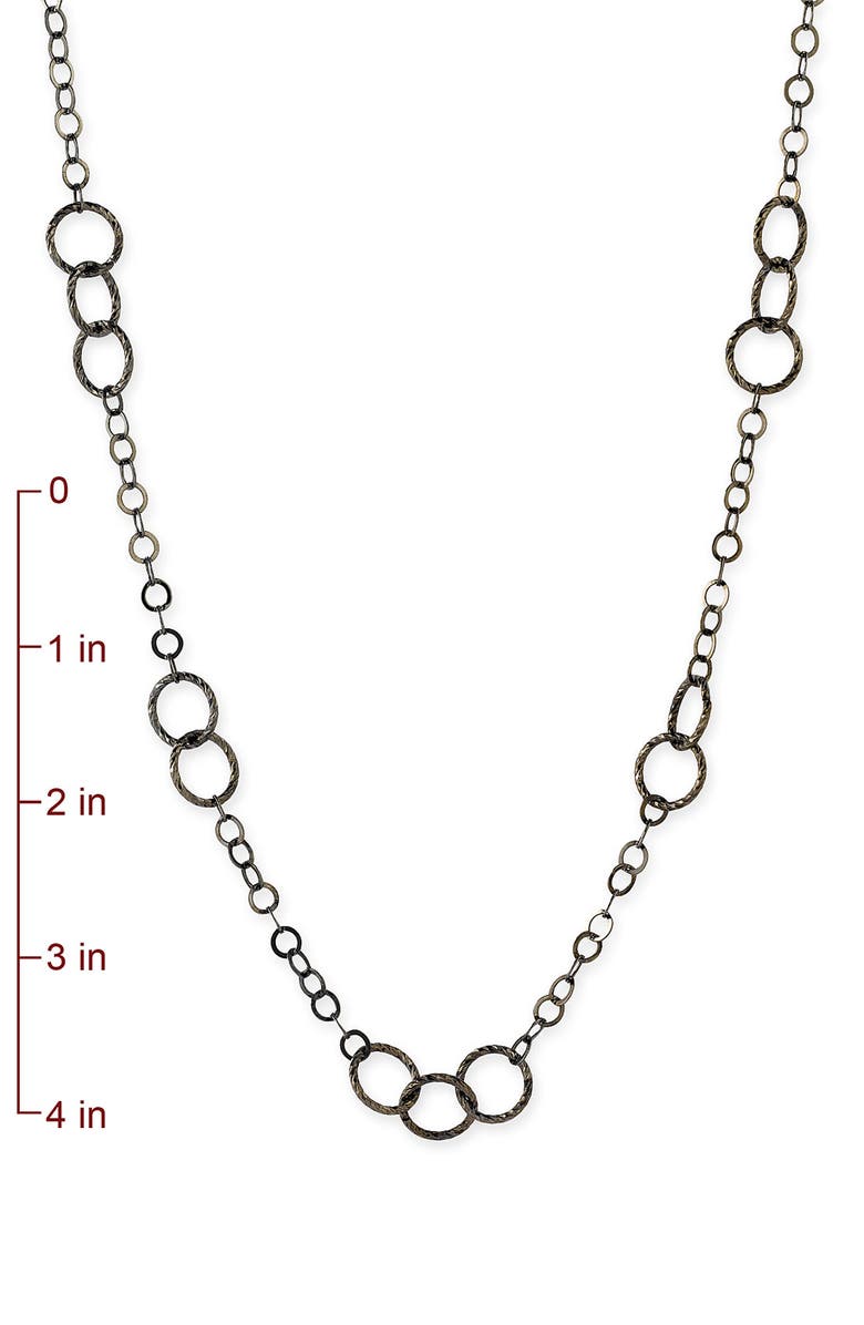 Nordstrom Long Circle Link Necklace, Alternate, color, 