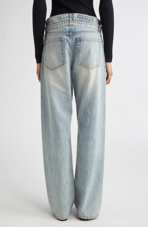 Proenza Schouler Ellsworth Belted Boyfriend Jeans In Blue