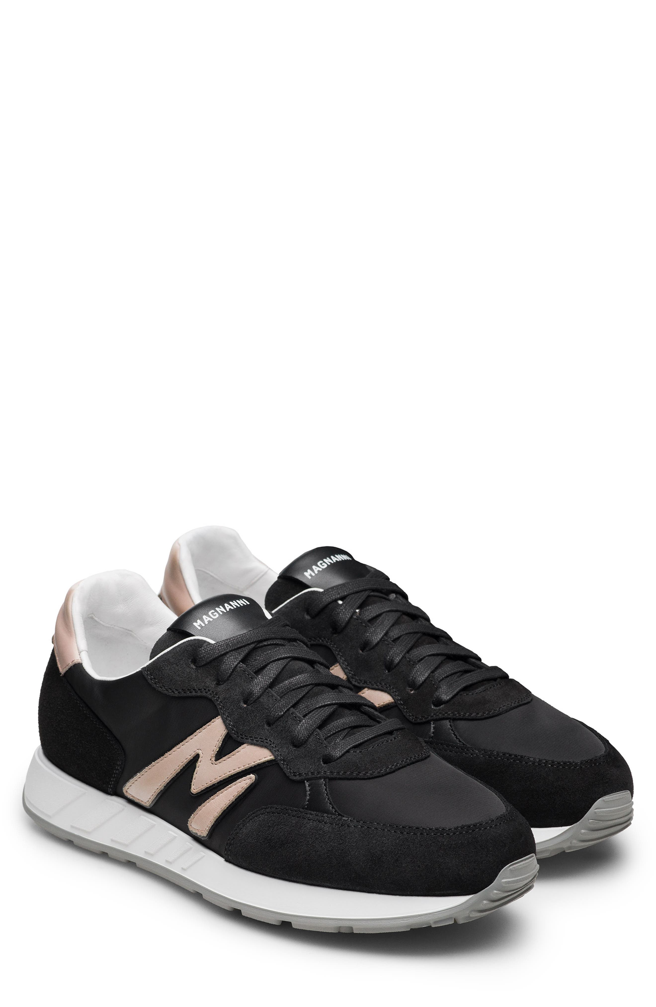 Magnanni Yoki Navy Sneaker, Main, color, 