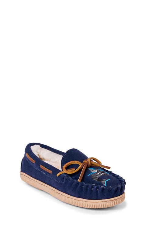 Kids' Pile Lined Hardsole Slipper