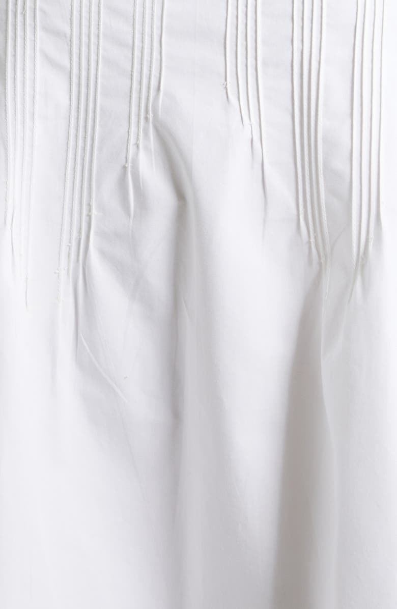 Sandy Liang Patsy Cotton Pintuck Minidress, Alternate, color, White