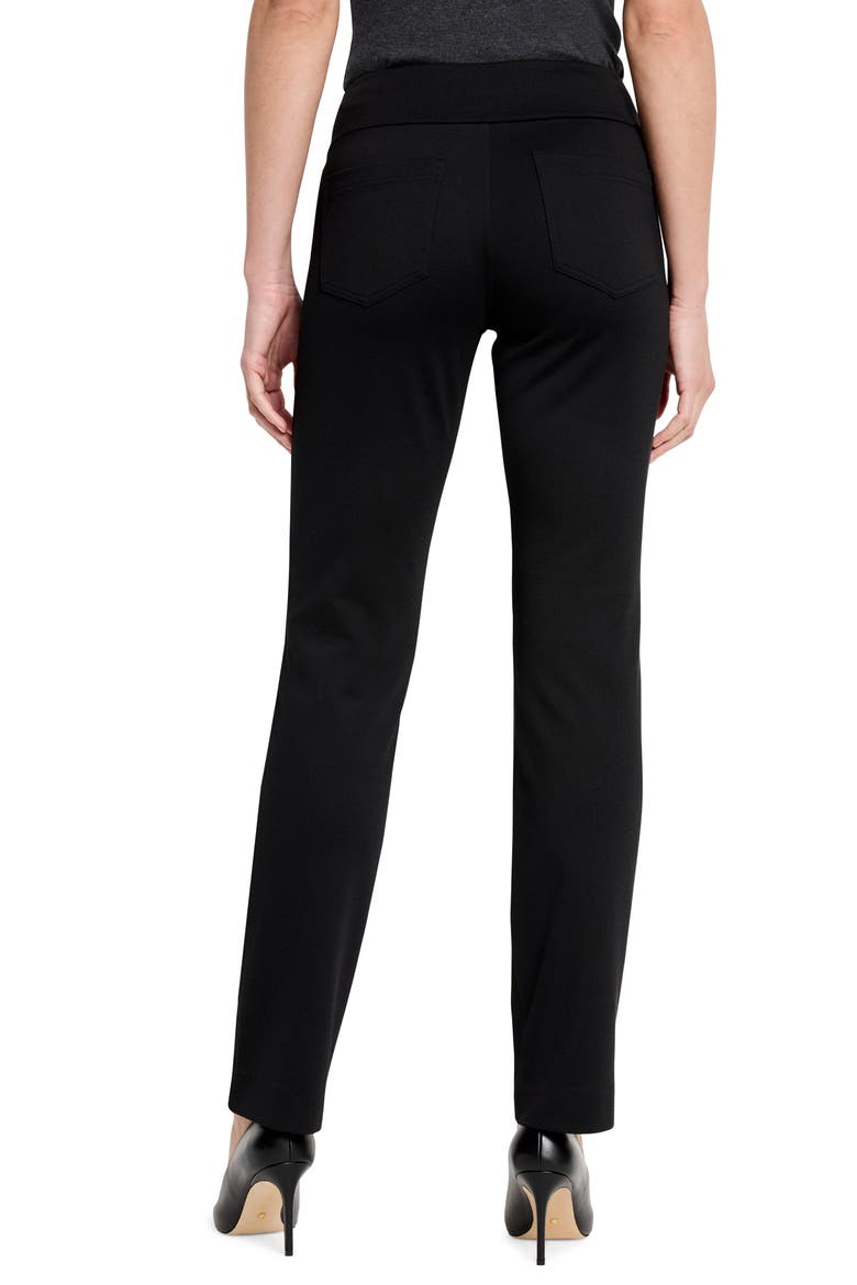 Ponte Knit Pull-On Pants, Alternate, color, BLACK ONYX