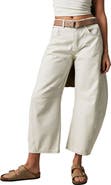 Free People Good Luck Mid Rise Barrel Leg Jeans