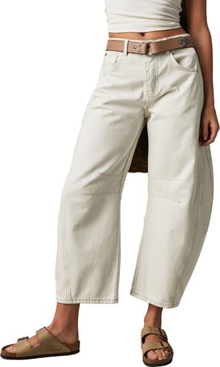 Good Luck Mid Rise Barrel Jeans | Milk Good Luck Mid Rise Barrel Jeans | Milk