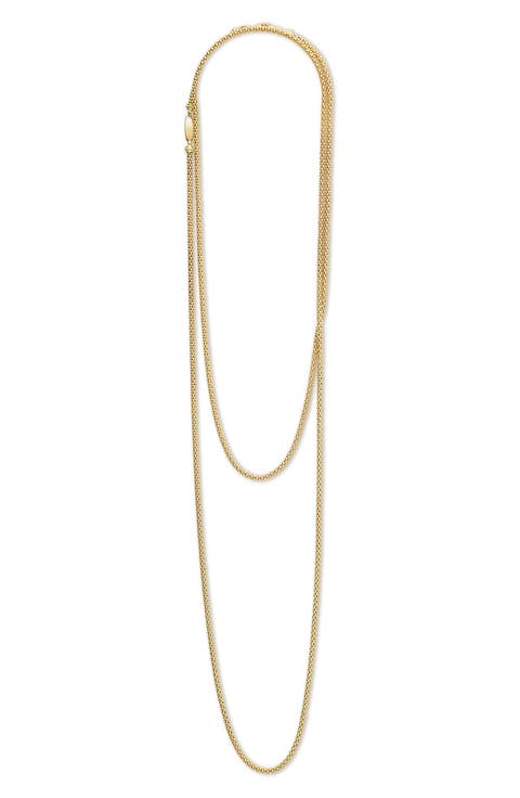 Popcorn Caviar Chain Necklace