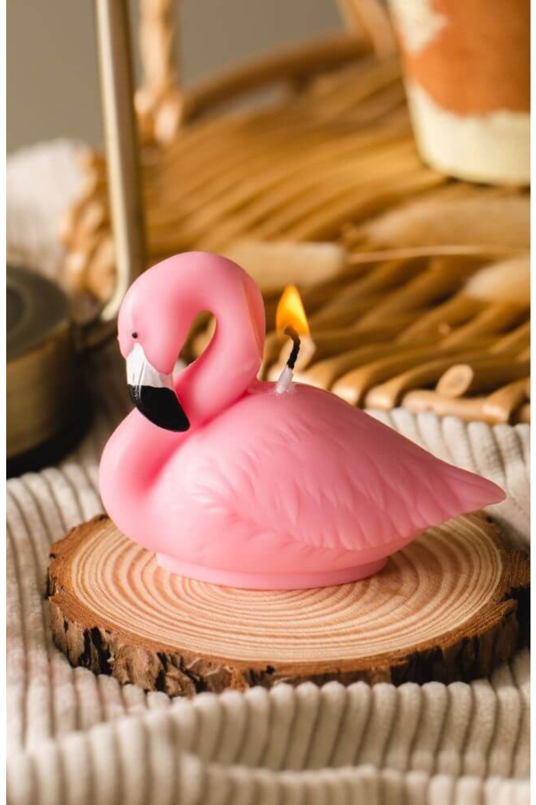 Flamingo Candle, Alternate, color, None