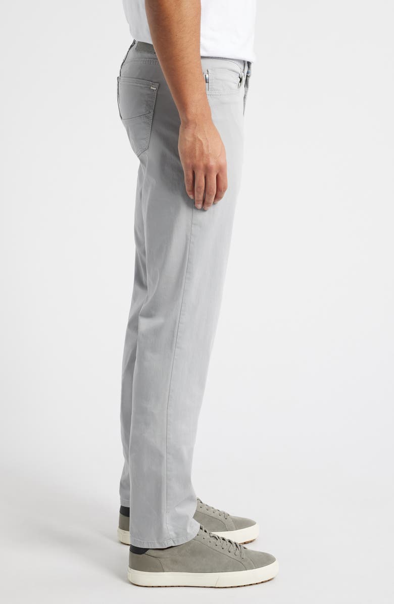 Brax Cadiz Marathon Cotton Stretch Twill Straight Leg Pants, Alternate, color, Platinum