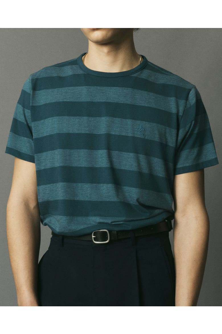 Kami Logo Tee Shirt, Alternate, color, Blue Stripe