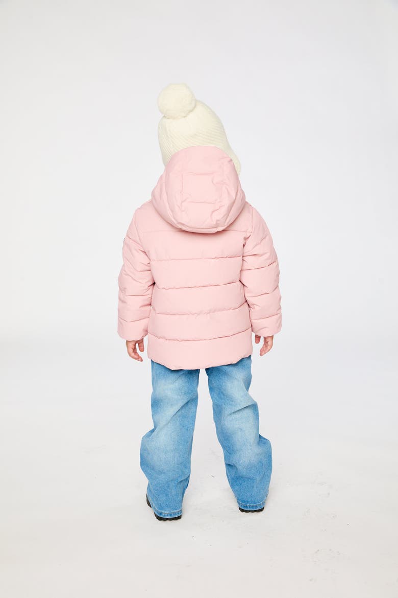 Hooded Car Seat Adapted Winter Jacket, Alternate, color, Pale Dusty Pink