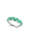 Sterling Silver Diamond Band Ring