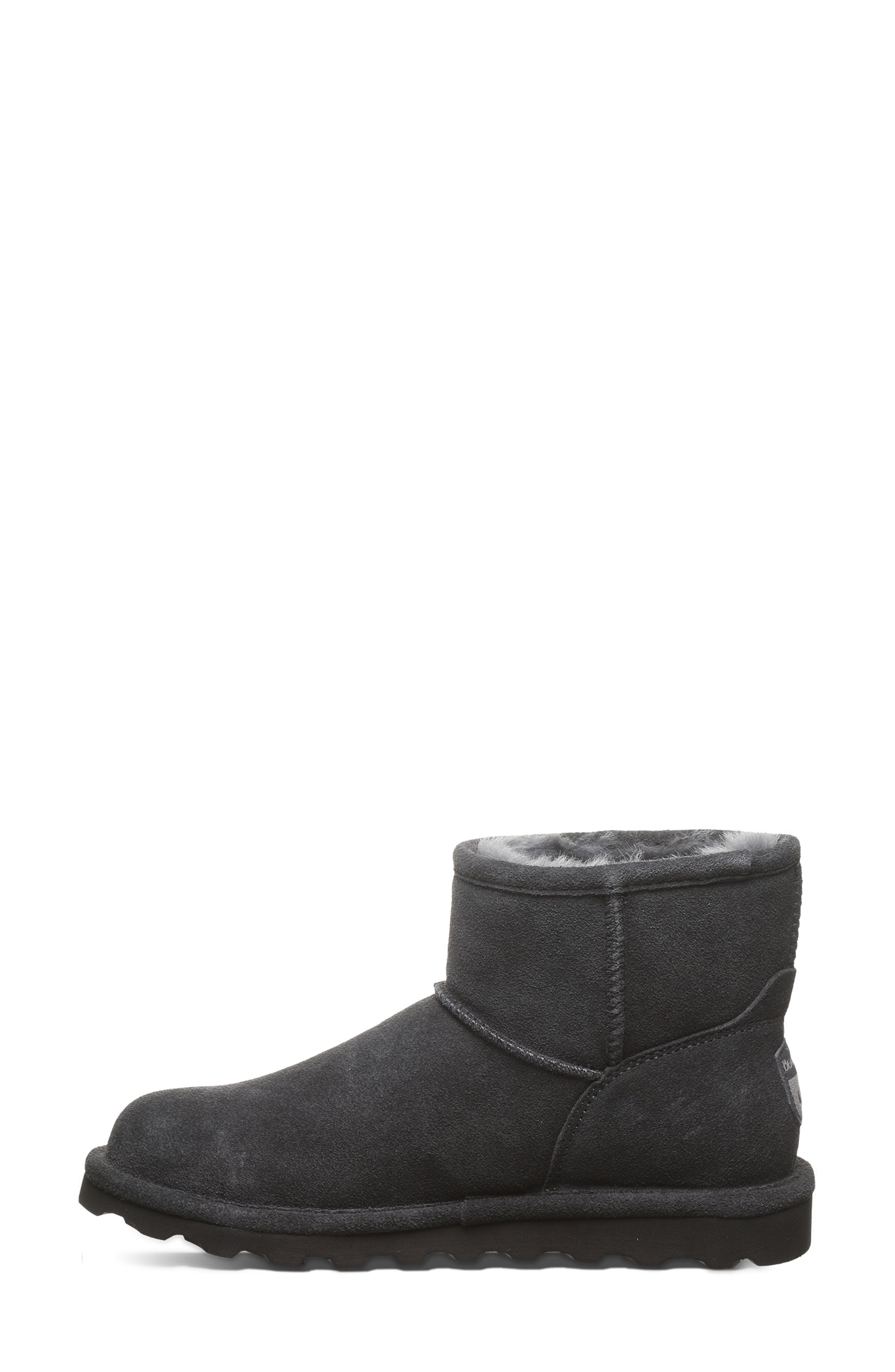BEARPAW Alyssa Genuine Shearling Lined Boot - Wide Width, Alternate, color, Graphite
