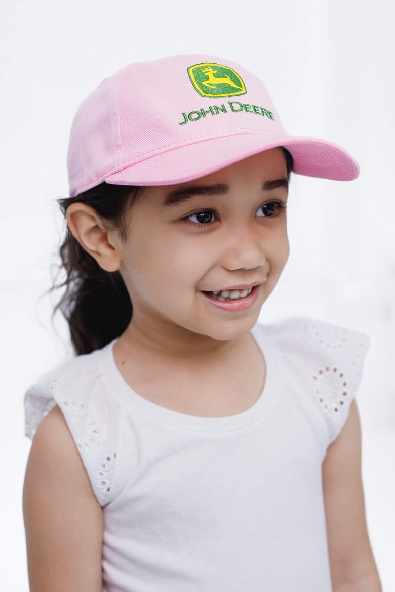 Girls' Strapback Baseball Cap (toddler & Little Kid), Alternate, color, Blossom Pink