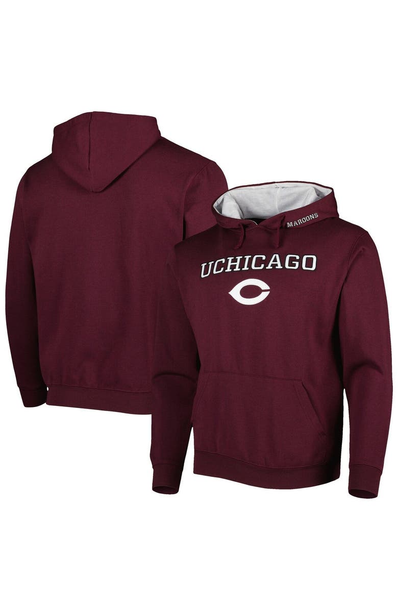 COLOSSEUM Men's Colosseum Maroon UChicago Maroons Isle Pullover Hoodie, Main, color, Maroon