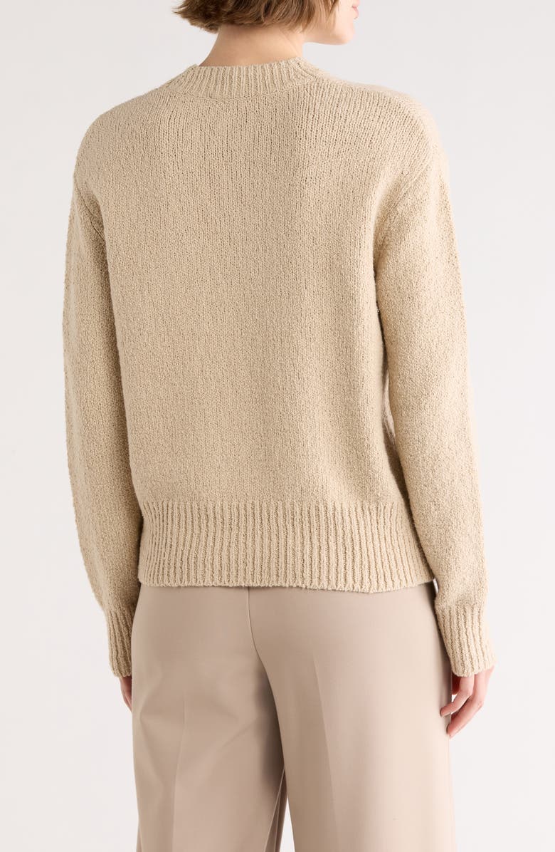 Vince Rib Drop Shoulder Crewneck Sweater, Alternate, color, Cobblestone