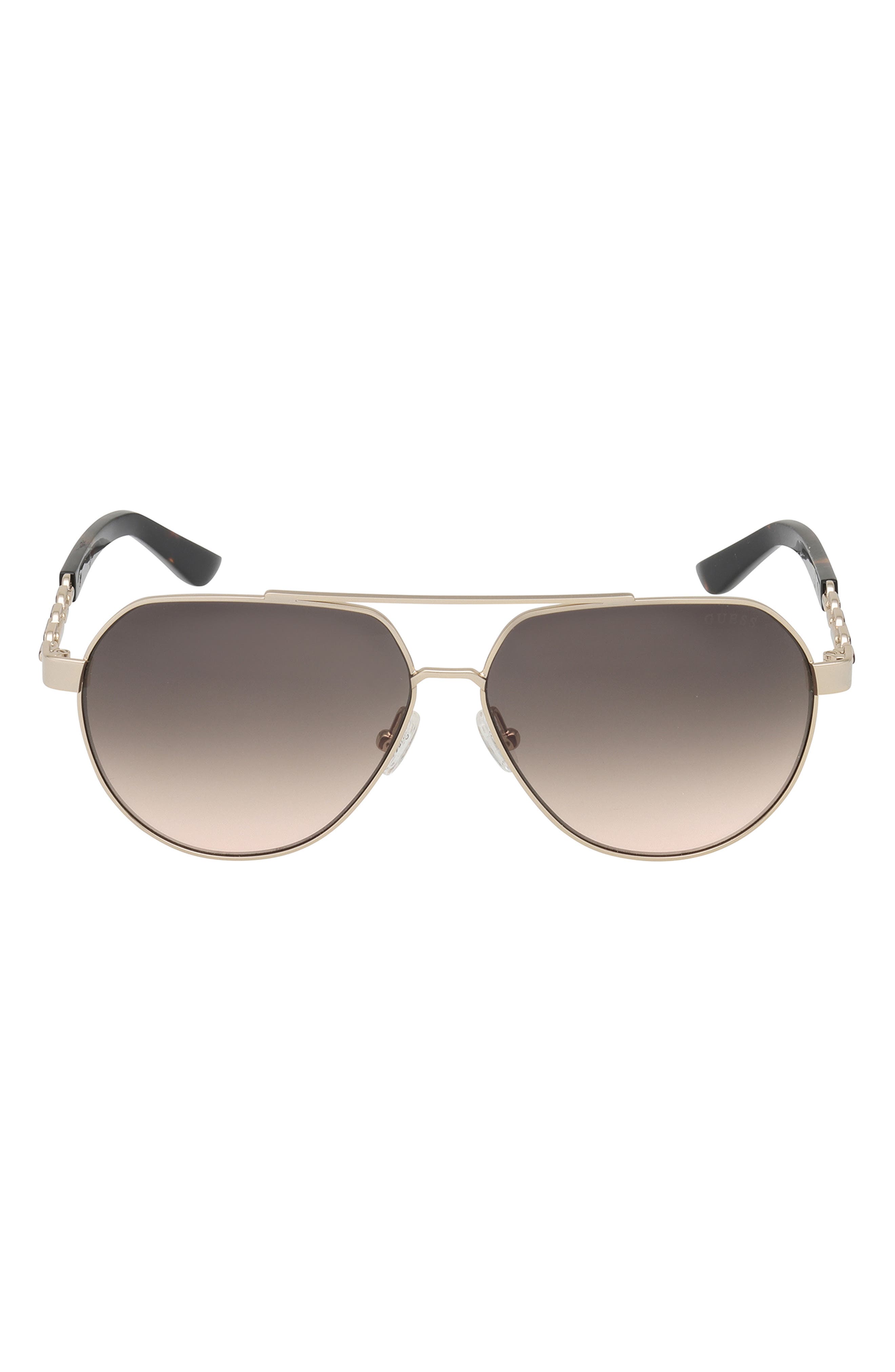 GUESS 59mm Navigator Gradient Sunglasses