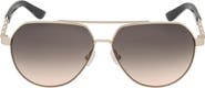 GUESS 59mm Navigator Gradient Sunglasses