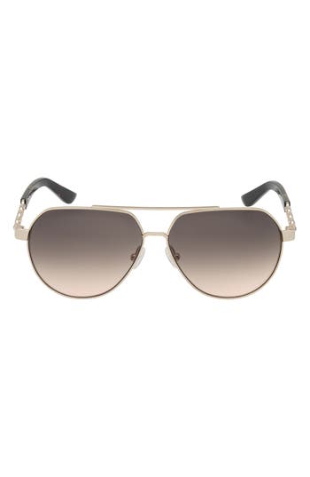 Guess 59mm Navigator Gradient Sunglasses In Multi