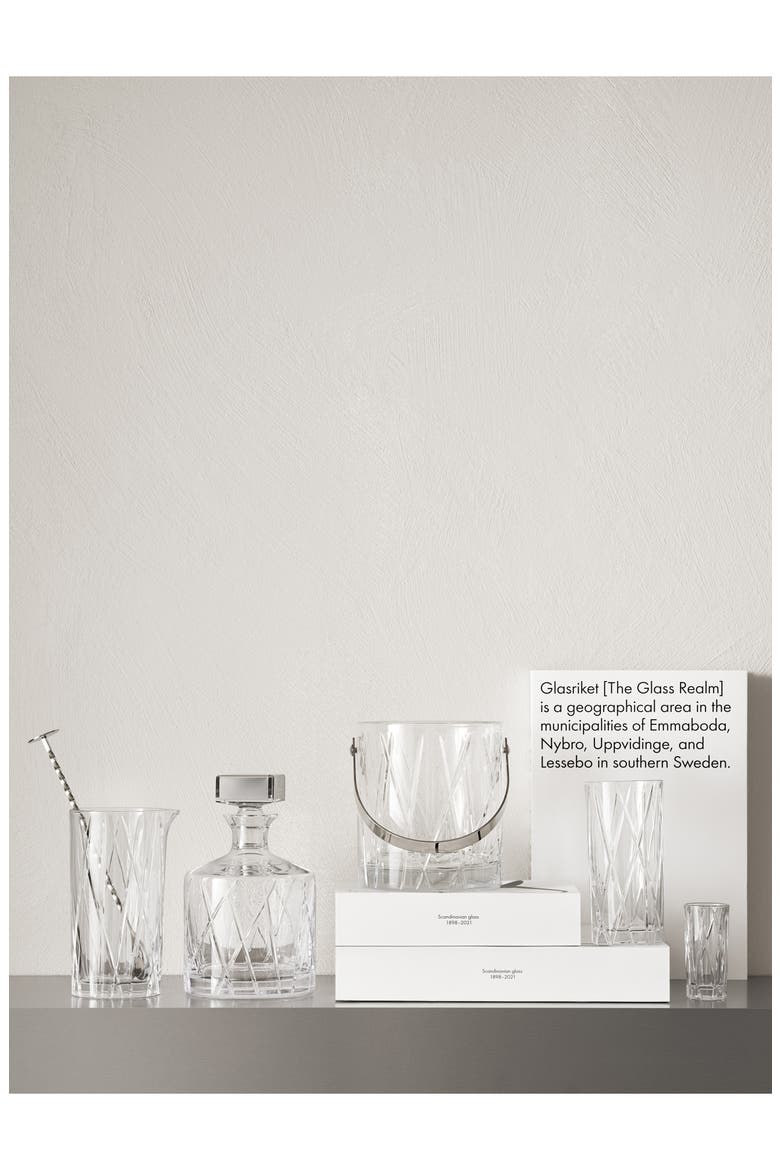 City Crystal Decanter, Alternate, color, CLEAR
