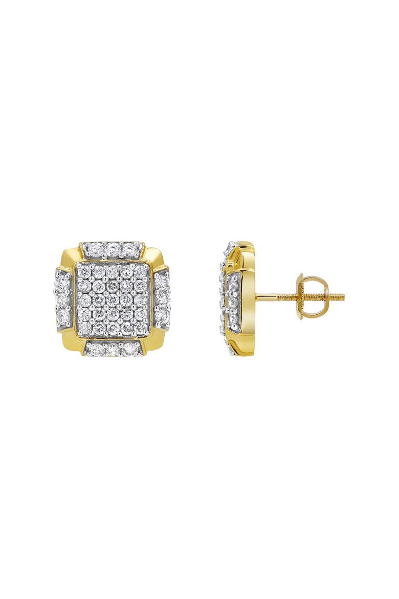 MVP 14K Yellow Gold Diamond Stud Earrings - 1.02ct., Alternate, color, 14K Yellow Gold