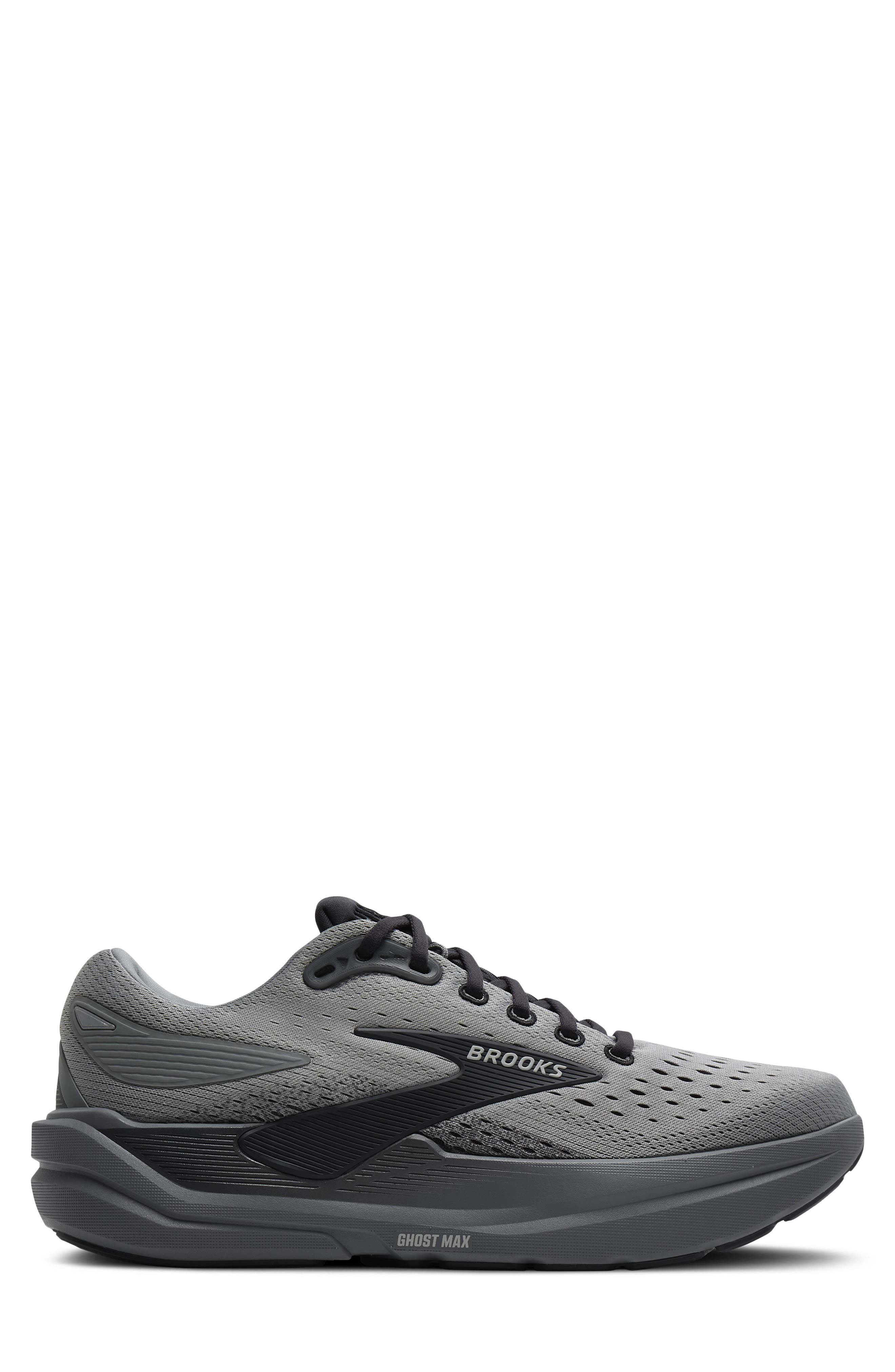 Brooks Ghost Max 3 Running Shoe, Alternate, color, Primer Grey/ Ebony
